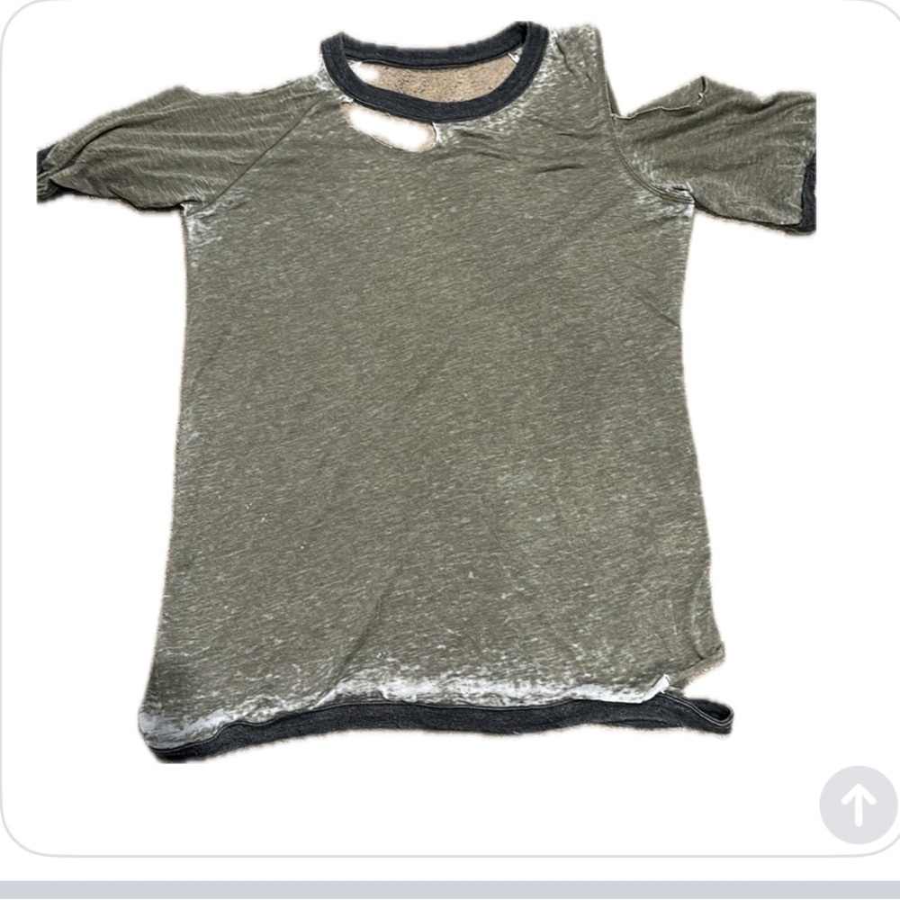 Chaser Burnout Tee oversized and distressed